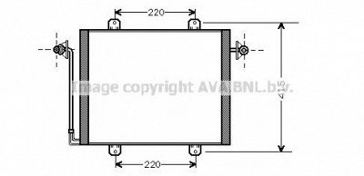 AVA QUALITY COOLING rt5190 -  Конденсатор, кондиционер
